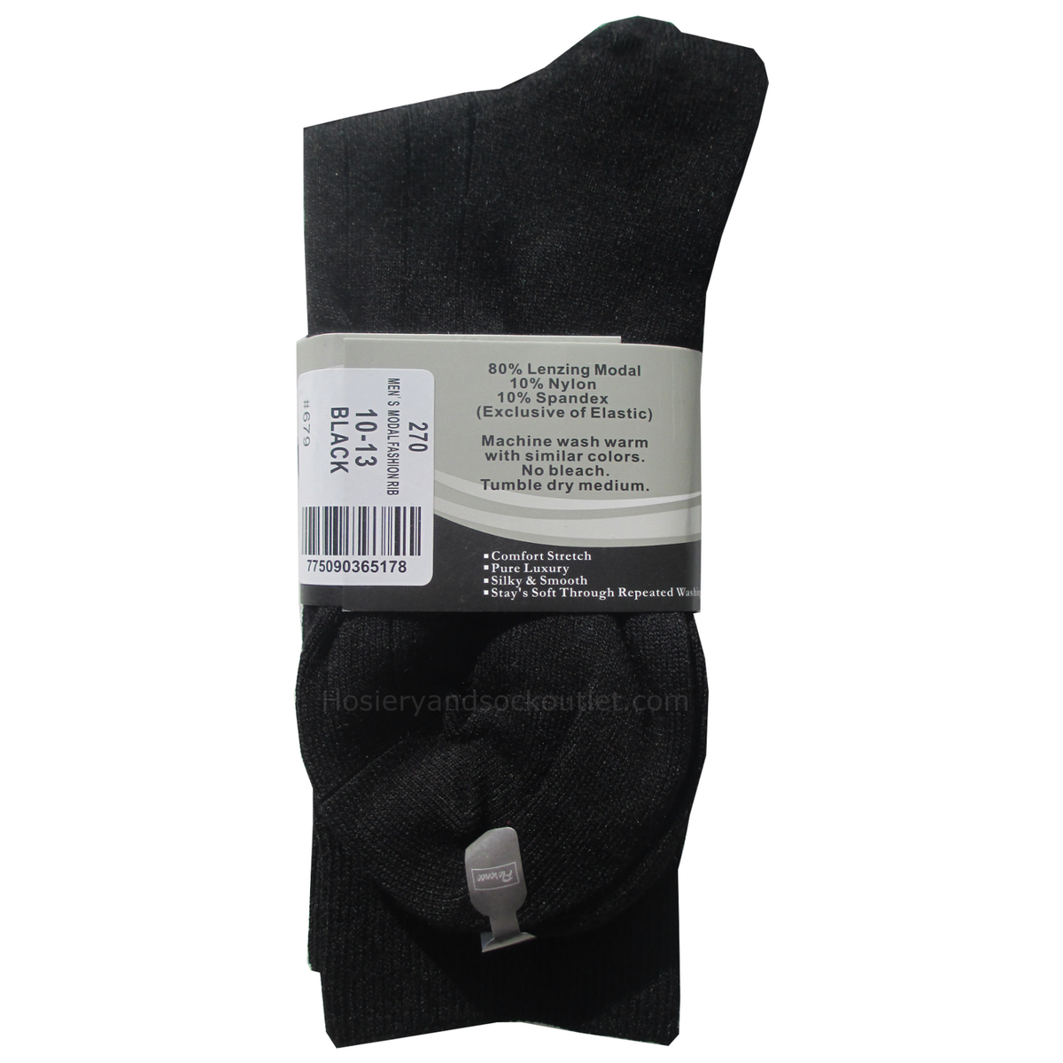 Men's Modal Luxury Dress Socks Soft and Comfortable 